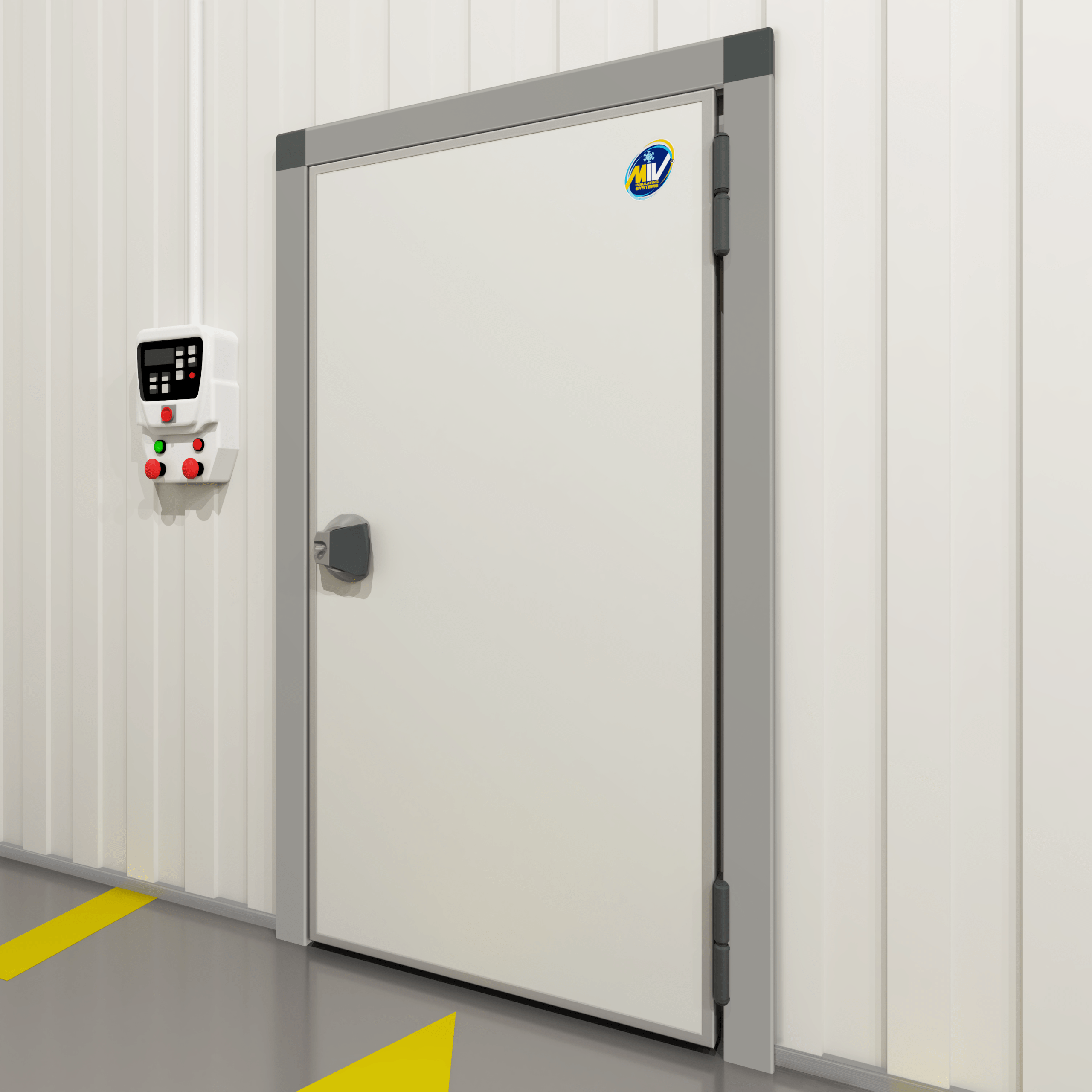 INDUSTRIAL REFRIGERATION DOOR ON HINGE FOR POSITIVE TEMPERATURE 200RV