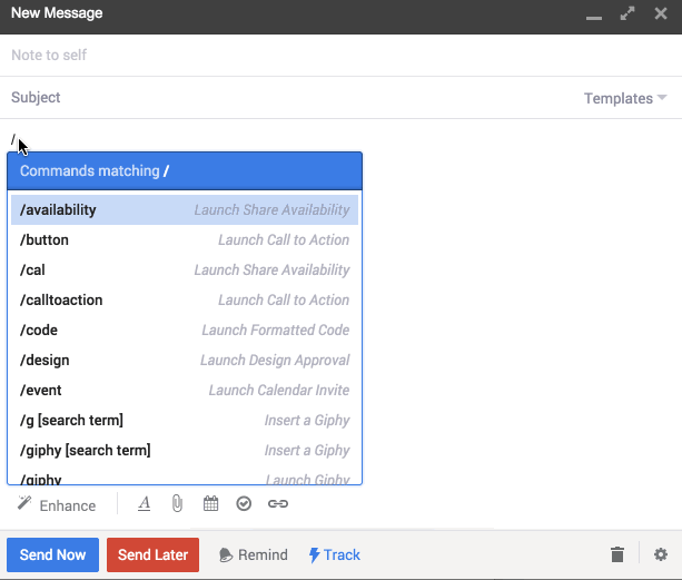 New & Faster Message Window with Slash Commands Mixmax New & Faster Message Window with Slash Commands Mixmax