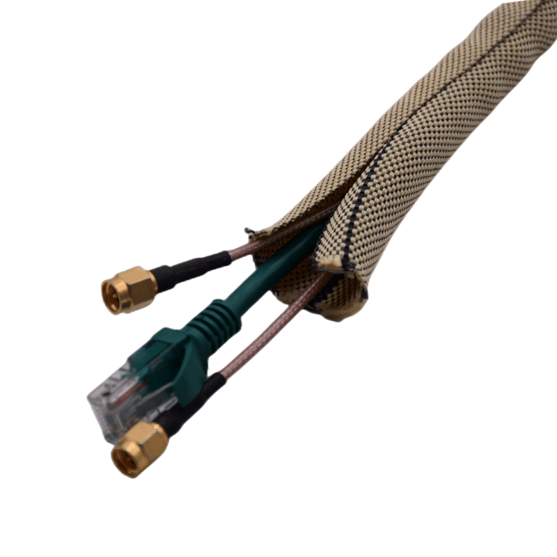 Self Closing Kevlar Wire Sleeve MJ Cable Protection Sleeve