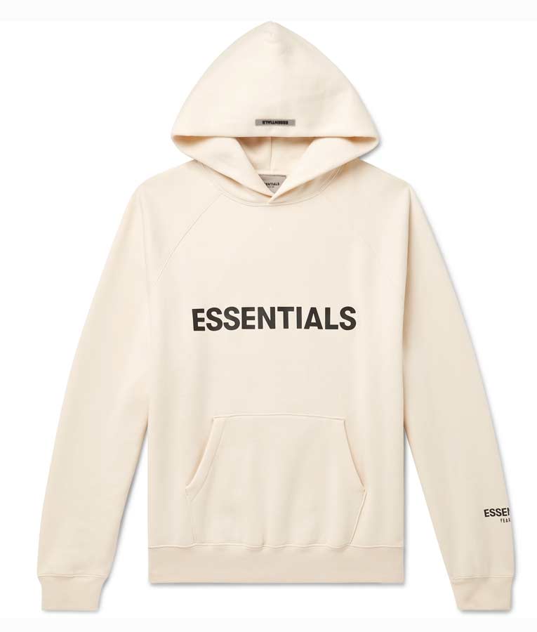 Shop Fear Of God Essentials Hoodie FOG Pullover Hoodie Movie Jackets