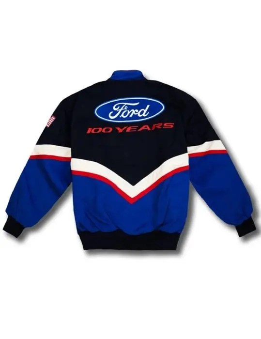 Ford Racing Jacket Vintage Men's Ford Racing Jacket Blue