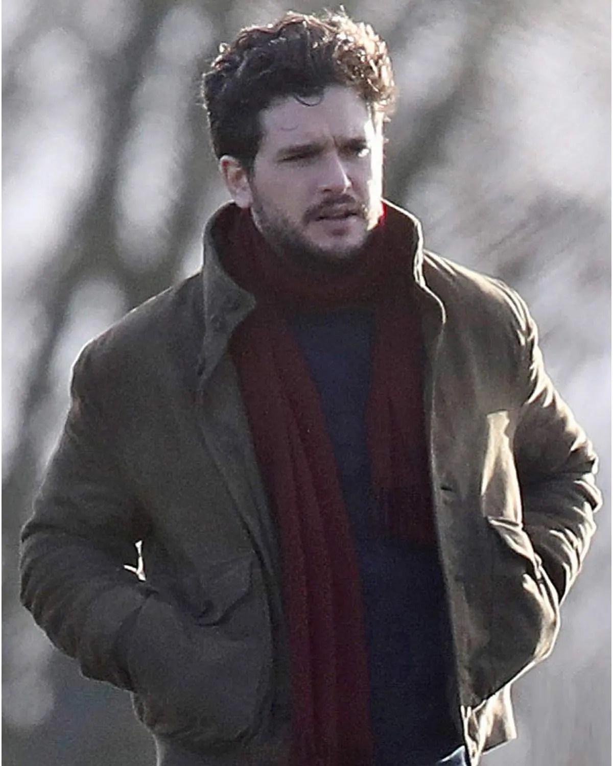 Kit Harington Eternals Leather Jacket Eternals Dane