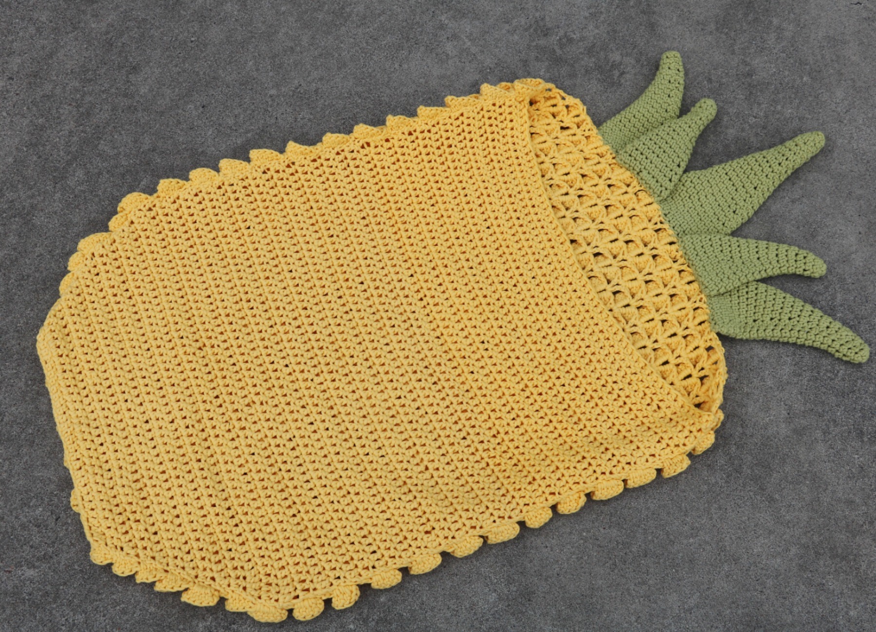 Crochet Pineapple Blanket Cocoon MJ's off the Hook Designs