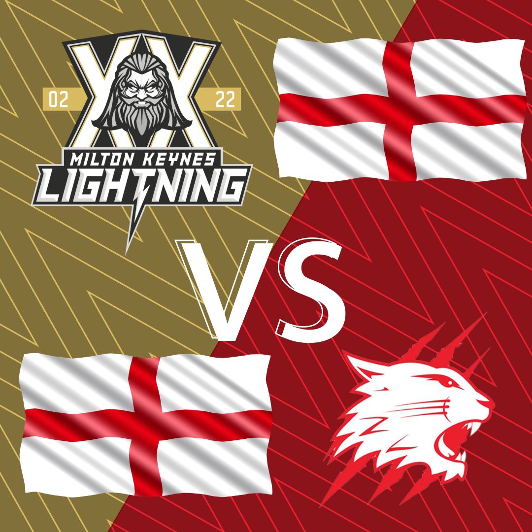 MK Lightning vs Swindon Wildcats and the England World Cup Game 10th Dec Milton Keynes