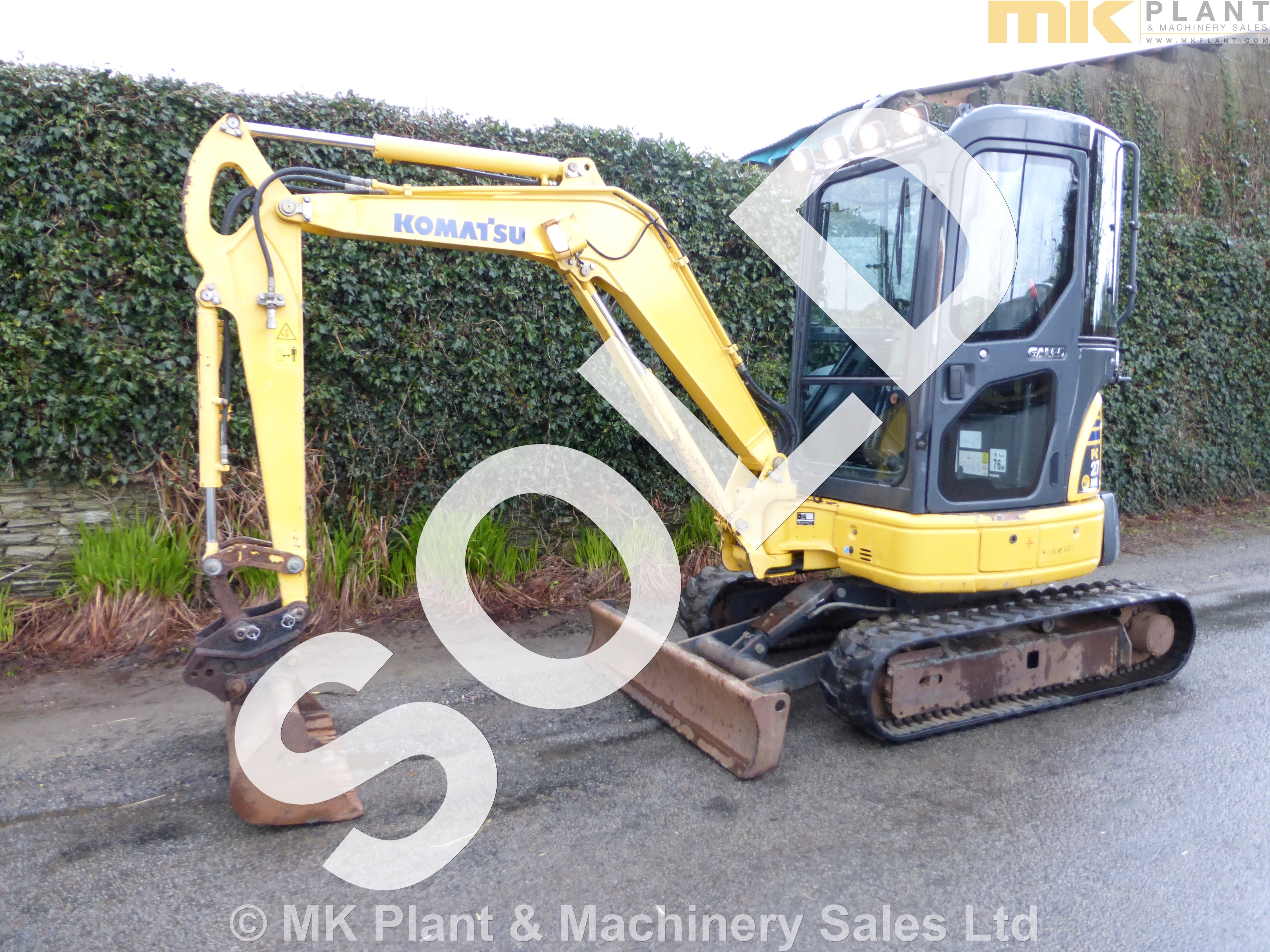 '05 Komatsu PC27MR2 Mini Excavator MK Plant