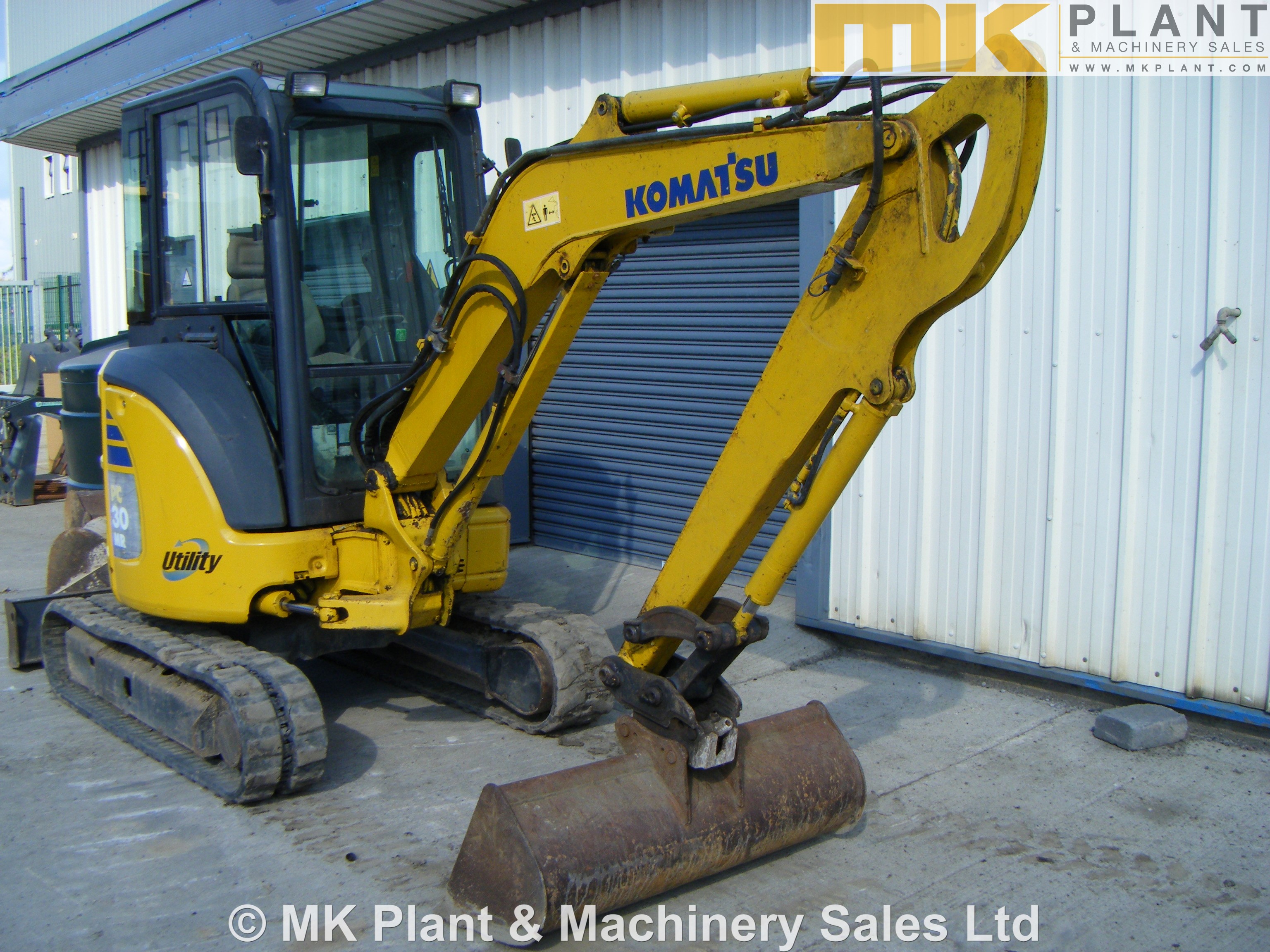 '05 Komatsu PC30MR2 Mini Excavator MK Plant