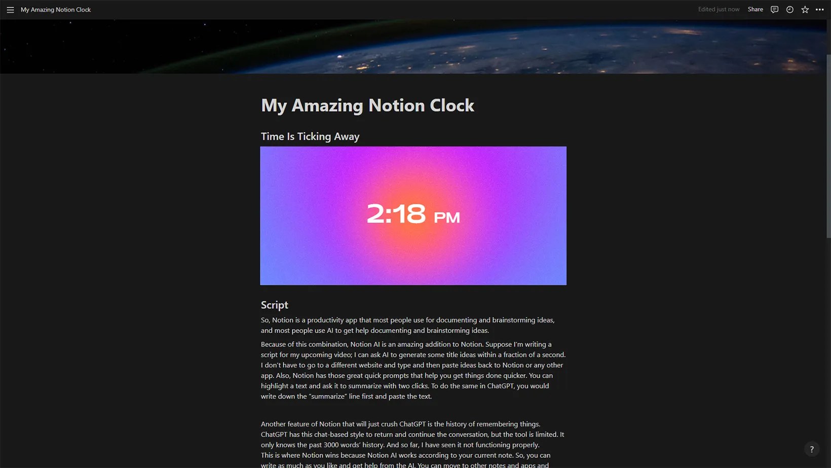 How to Add a Clock to Notion A StepbyStep Guide