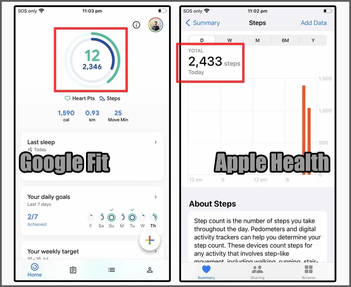 Google Fit vs. Apple Health The Best Health & Fitness App