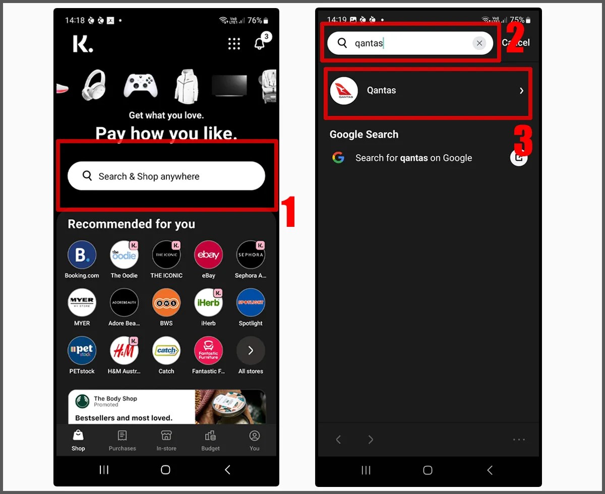 How to Book Flights with Klarna & InStore)