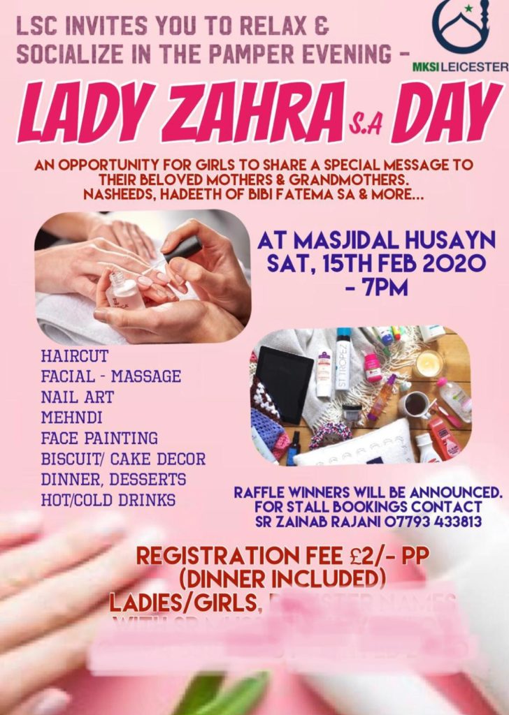 Lady Zahra [sa] Day MKSI Leicester