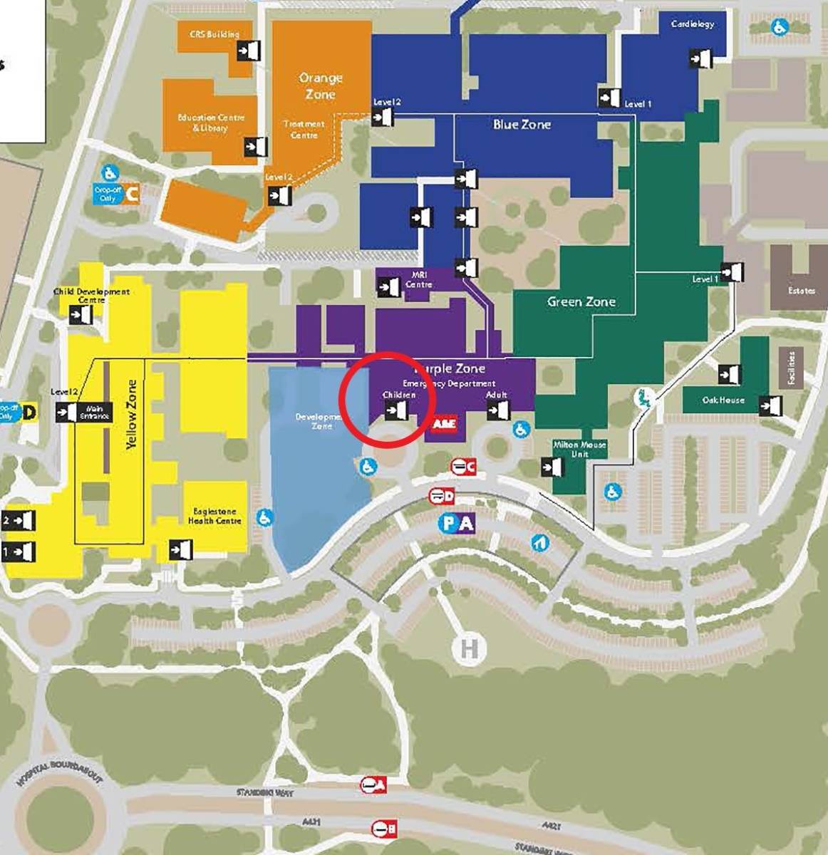 Milton Keynes Hospital Car Park Map