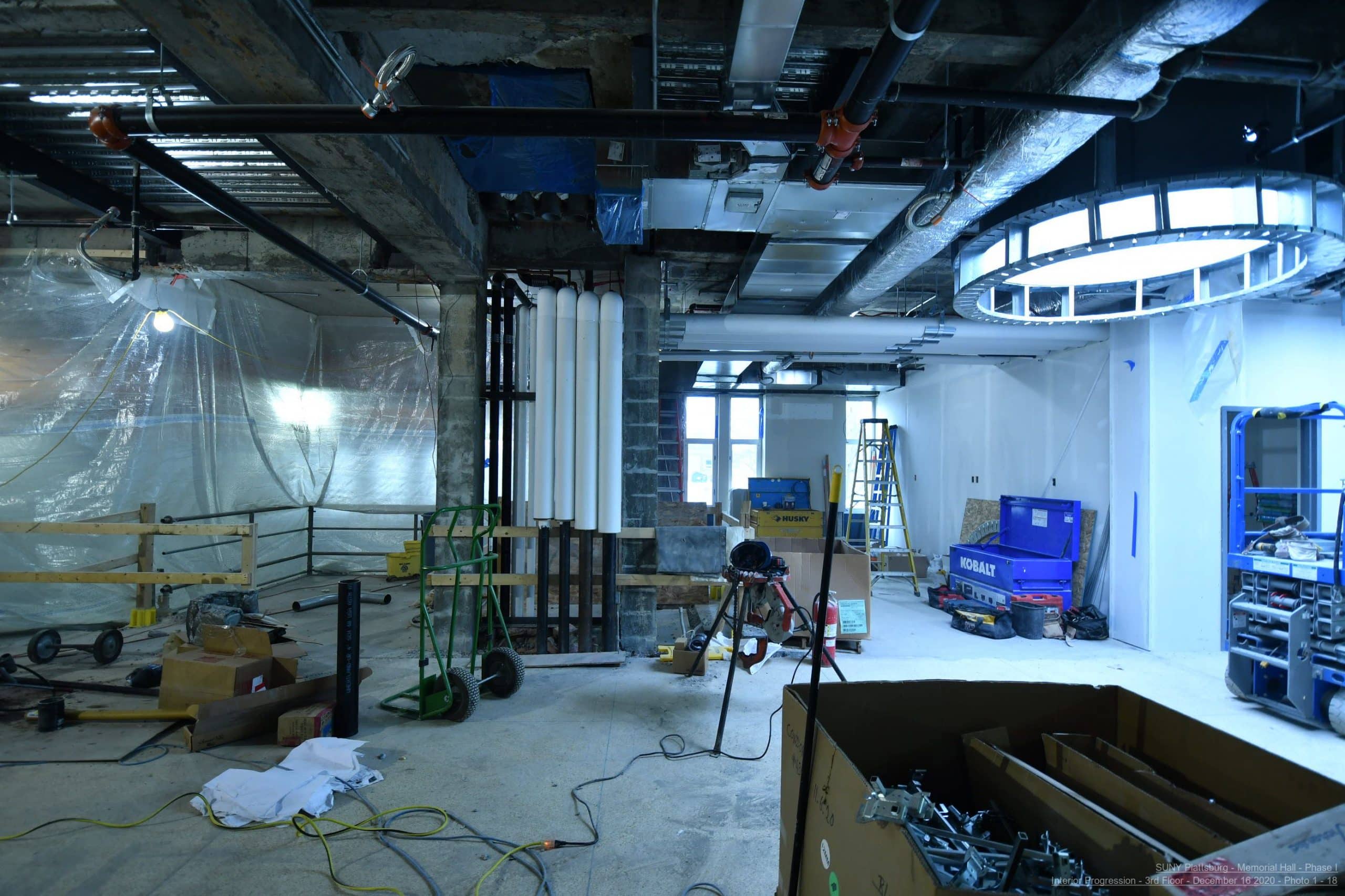 SUNY Plattsburgh Memorial Hall Phase 1 MLB Construction Services, LLC