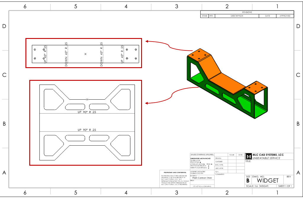 How to Create a Flat Pattern of a Multibody Part