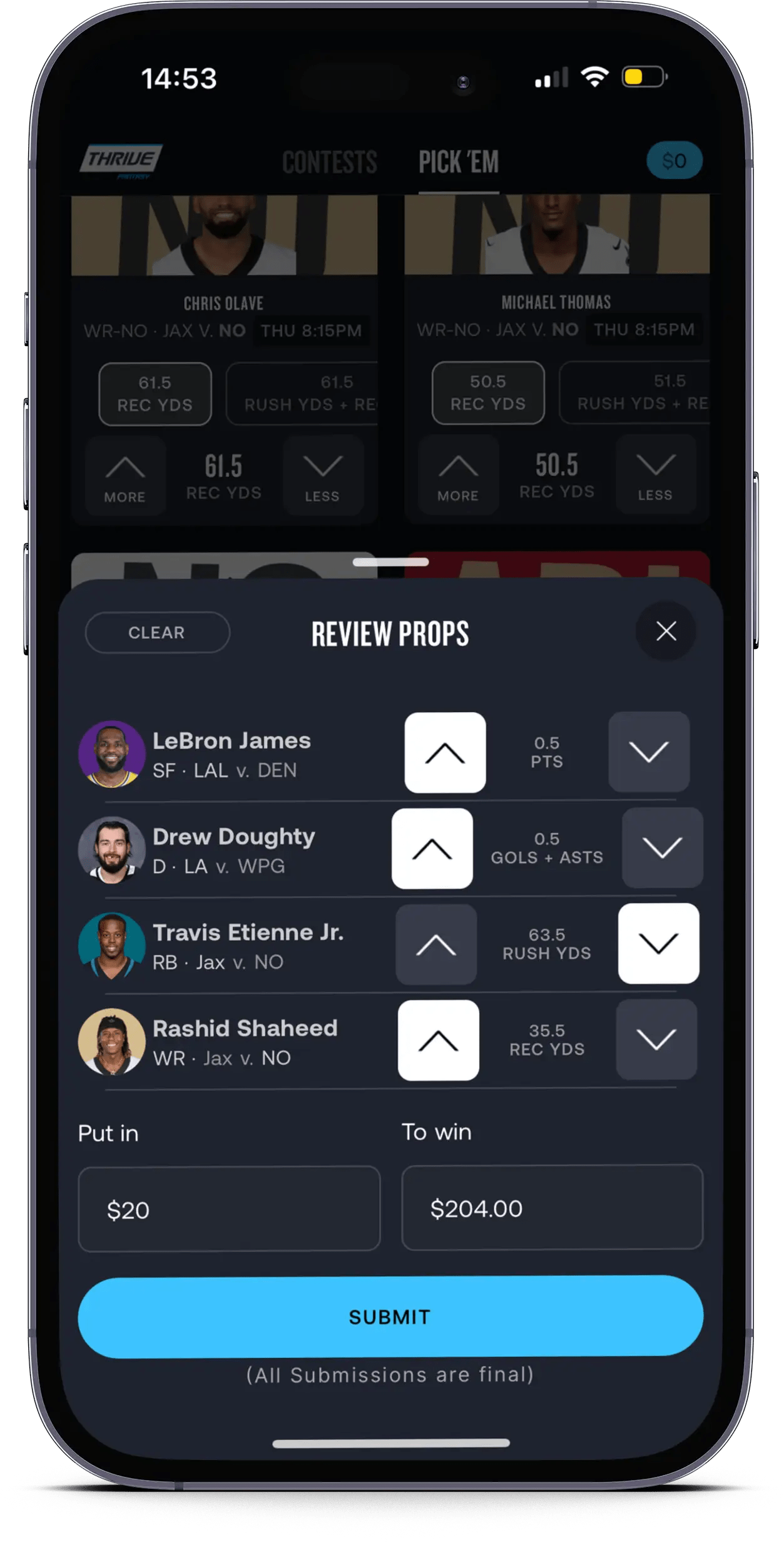 Thrive Fantasy DFS Review First Deposit Match up to 250