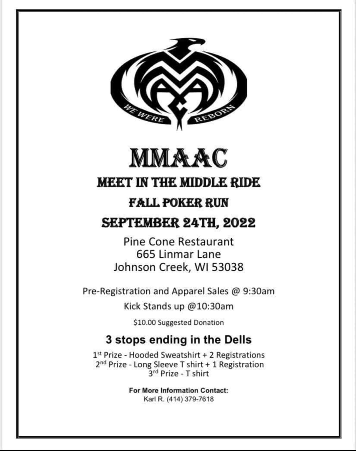 Fall Poker Run MMAAC