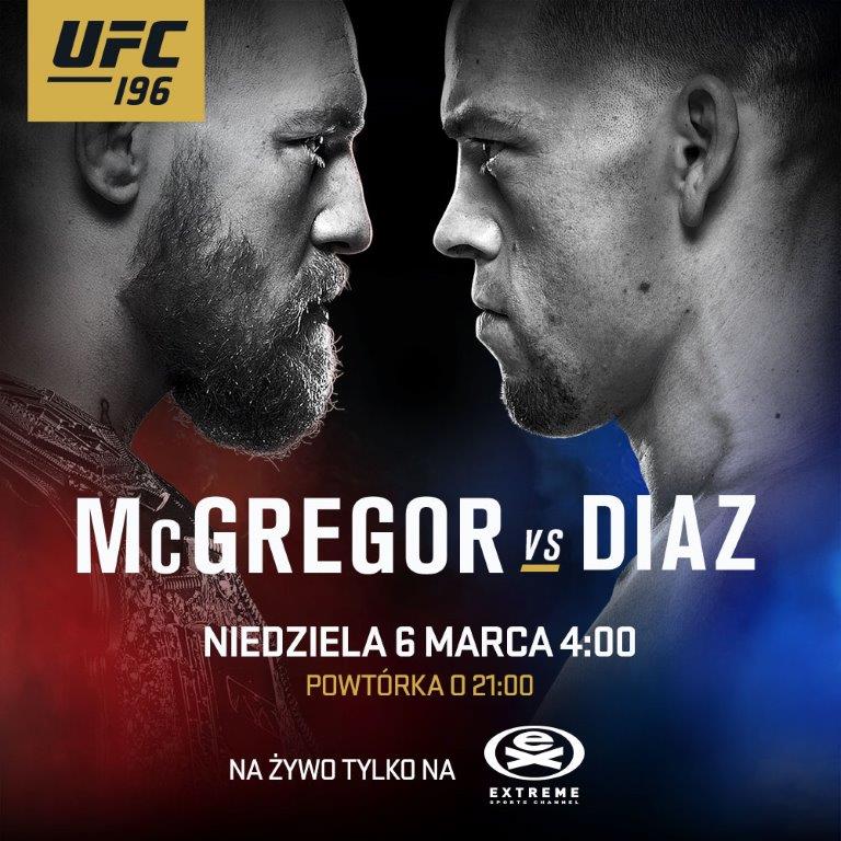 UFC 196 McGregor vs. Diaz wyniki na żywo MMAROCKS