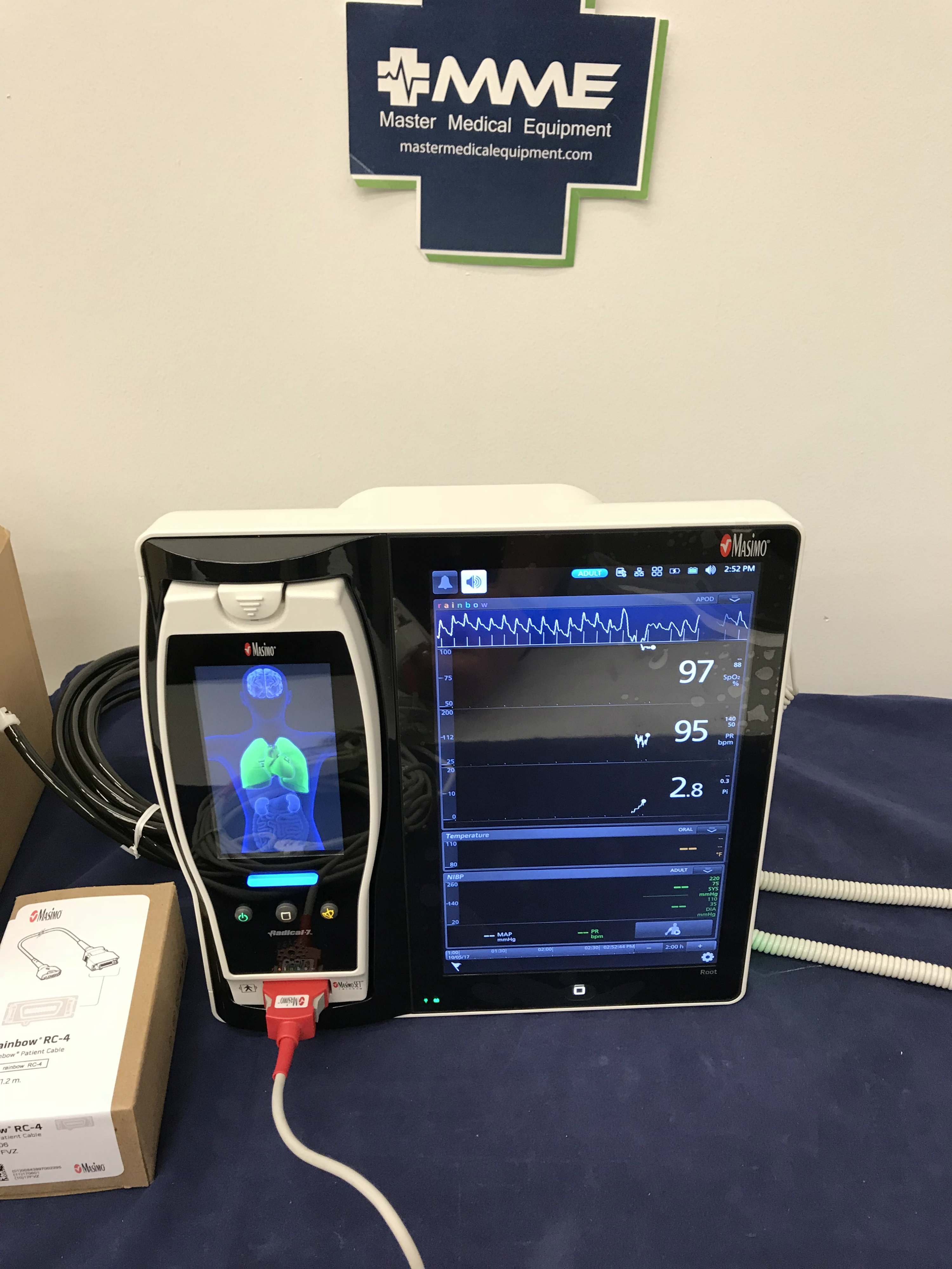 Masimo Root Patient Monitor w/ NIBP, SpO2 & Temperature