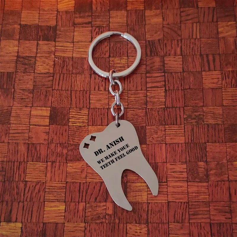 Personalized Gift For Dental Doctors Keychain M Men Style