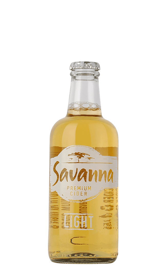 Savanna Cider Light Bottles 24 x 33cl MMI Diplomatic