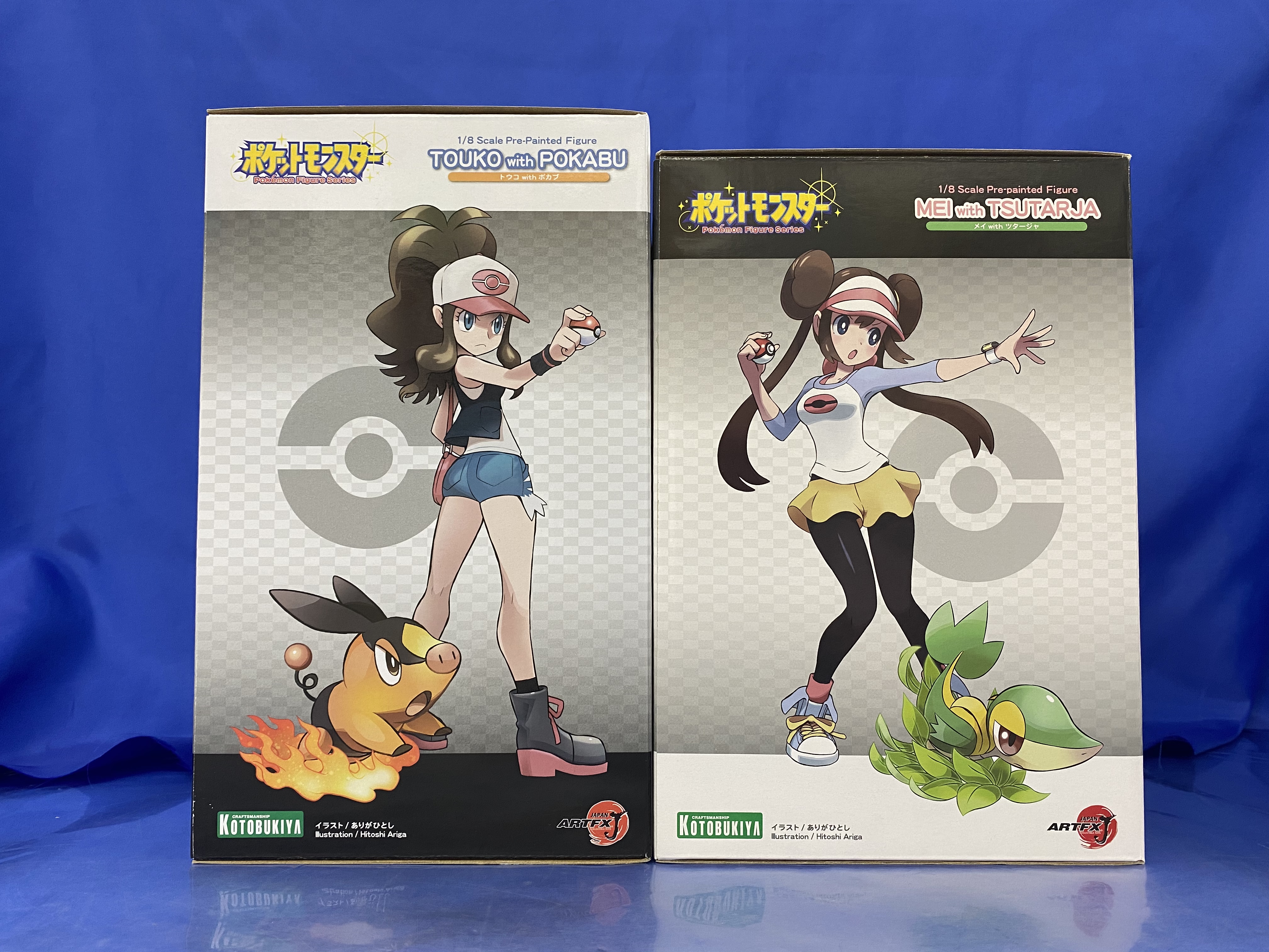 買取情報『KOTOBUKIYA（コトブキヤ）のARTFX ​J ​ﾒｲ ​with ​ﾂﾀｰｼﾞｬ ​「ﾎﾟｹｯﾄﾓﾝｽﾀｰ ​ﾌﾞﾗｯｸ2･ﾎﾜｲﾄ2」 ​1/8 ​PVC製  ARTFX ​J ​ﾄｳｺ ​with ​ﾎﾟｶﾌﾞ ​「ﾎﾟｹｯﾄﾓﾝｽﾀｰ ​ﾌﾞﾗｯｸ･ﾎﾜｲﾄ」 ​1/8 ​PVC製塗』