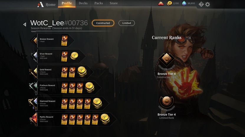 Magic The Gathering Arena Reworks Matchmaking And Adds A Ranking