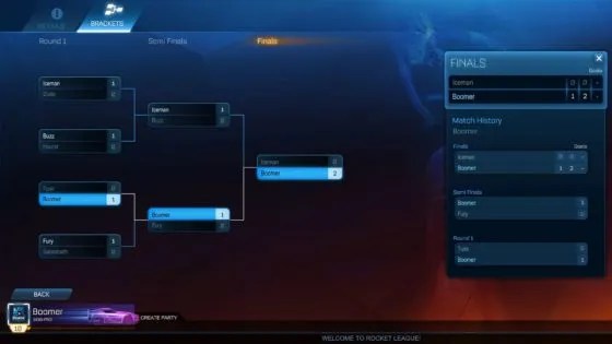 Rocket League Releases the Tournaments Update