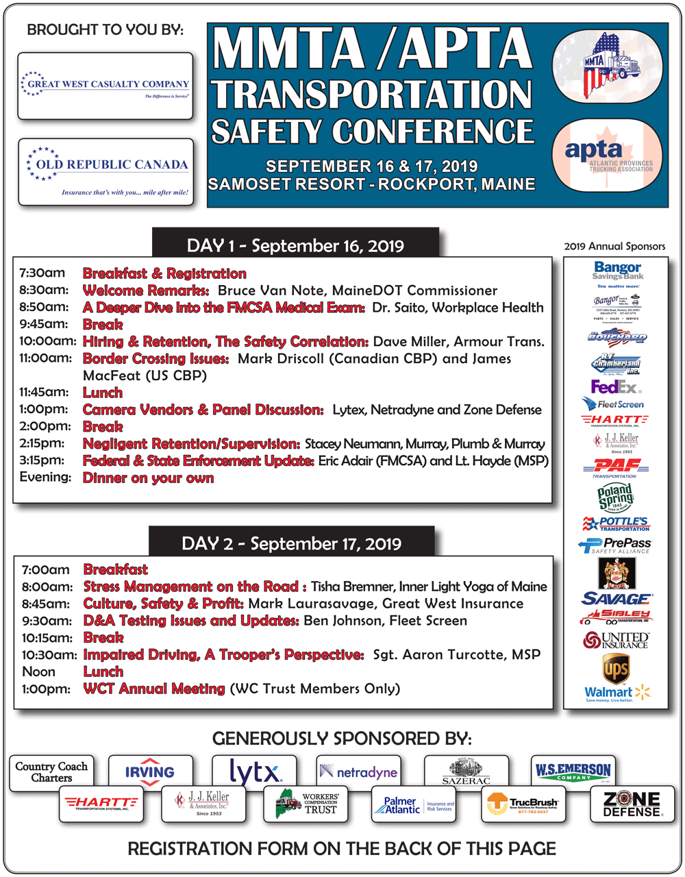 Apta Csm Schedule 2024 MMTA/APTA TRANSPORTATION SAFETY CONFERENCE MMTA