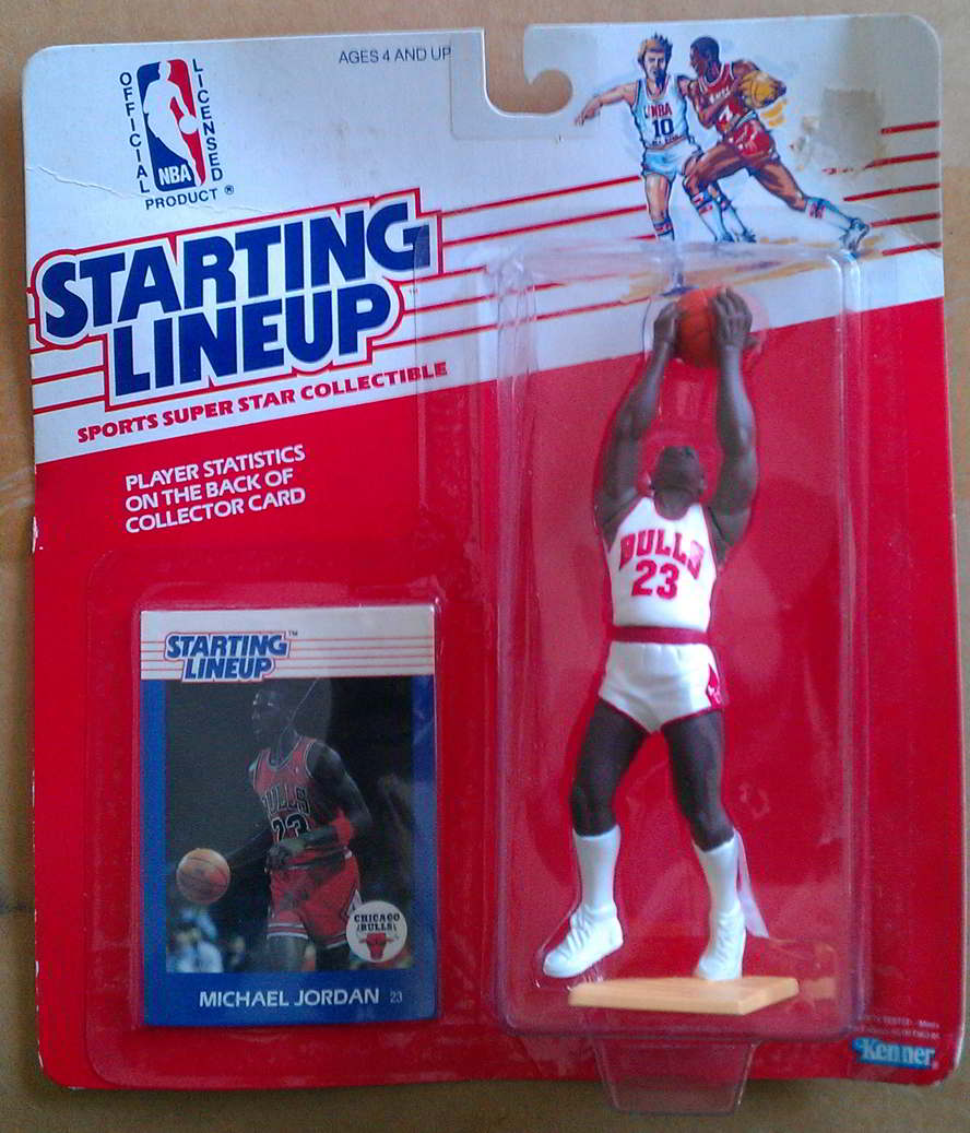 MICHAEL JORDAN 1988 KENNER STARTING LINEUP ACTION FIGURE Shooting With