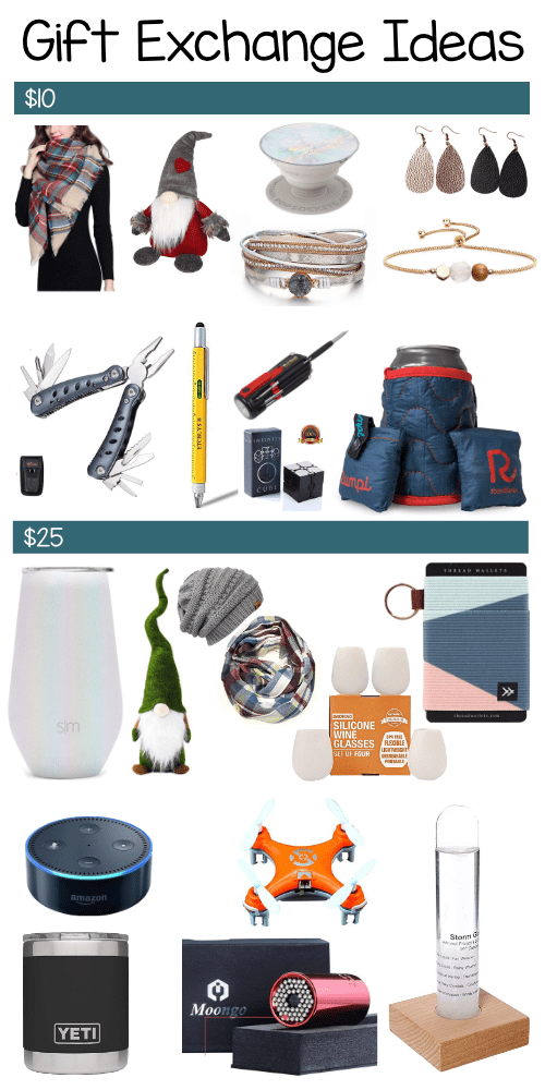 10 & 25 Gift Exchange Ideas