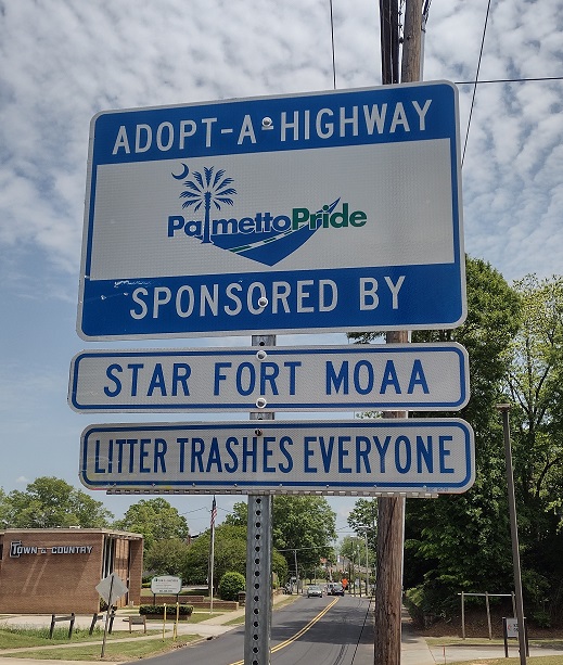 South Carolina Council of MOAA TheStarFortAdoptAHighway2022