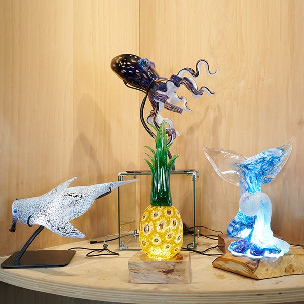 Maui Hawaii Glass Blowing Hand Blown Glass Art Made on Maui