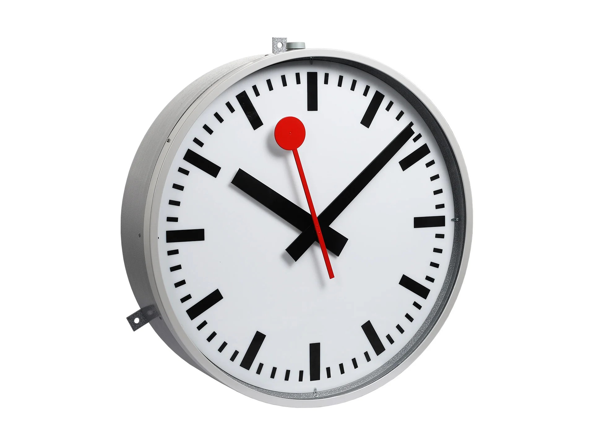 METRO Analogue Outdoor Clock The Swiss Railway Clock