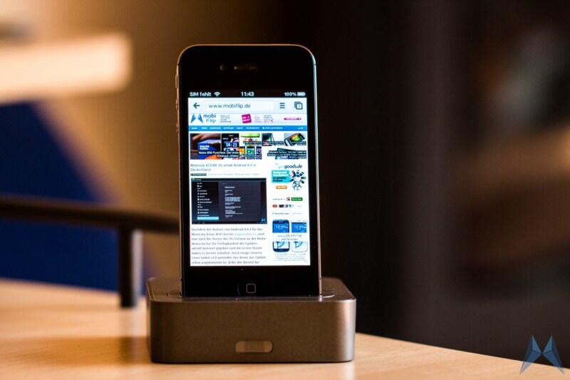Tchibo TV/HiFiDockingstation für das iPhone im Test