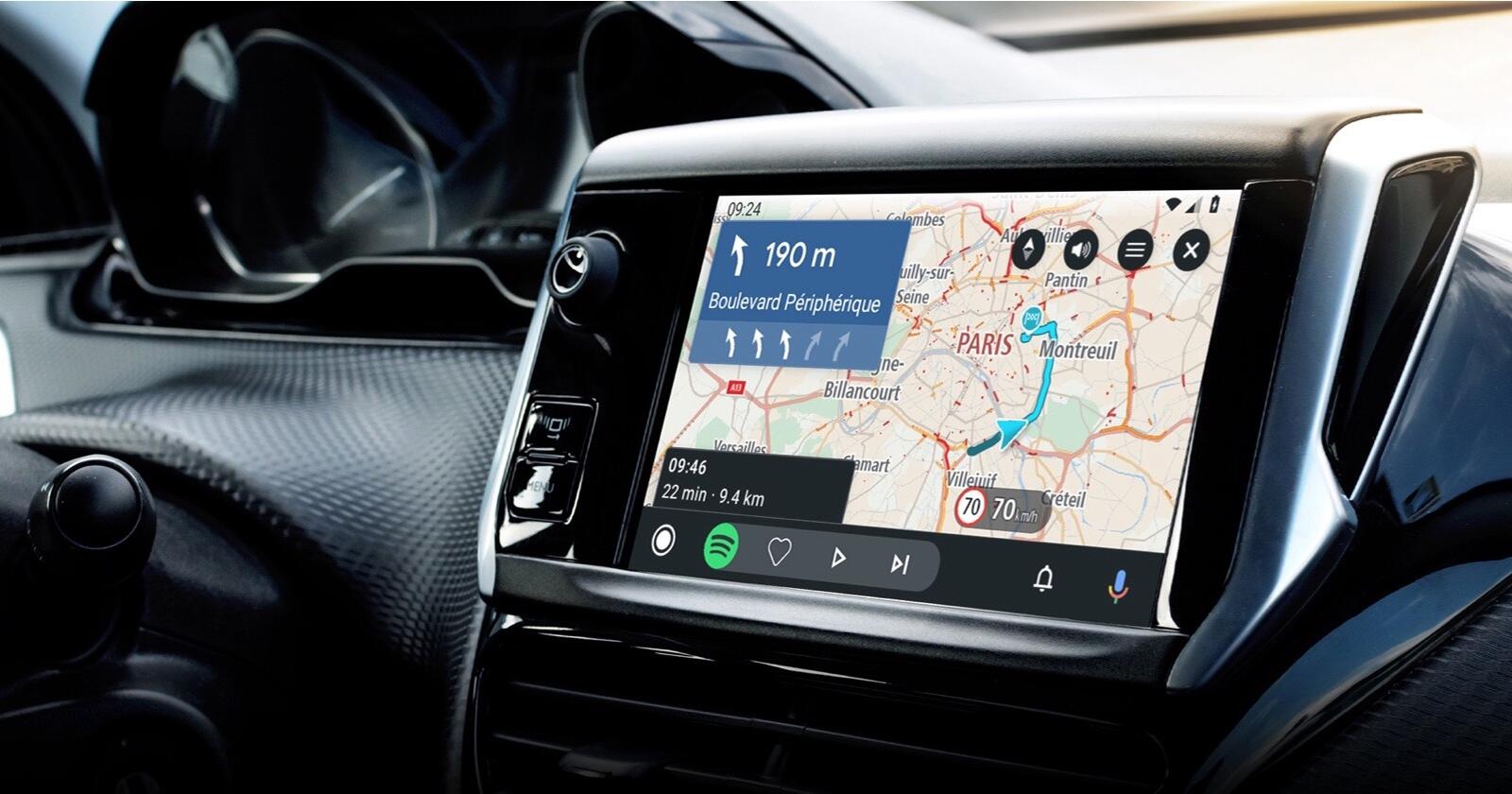 Tomtom Go Navigation Startet Für Android Auto