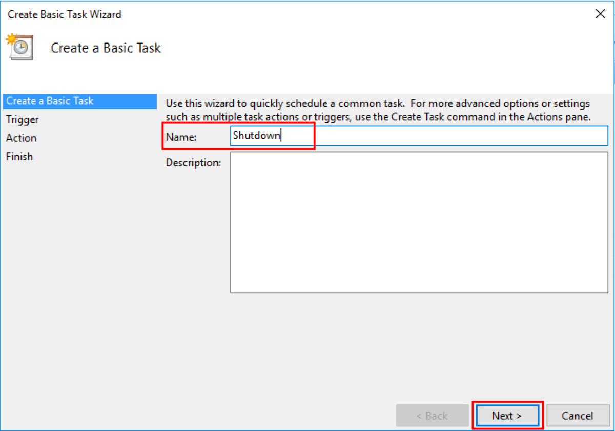 How to schedule automatic shutdown in Windows 10