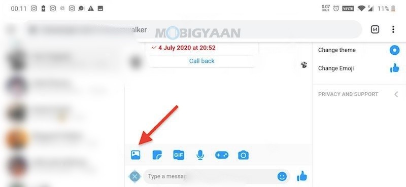 How to send PDF, Docx files on Facebook Messenger For Smartphones