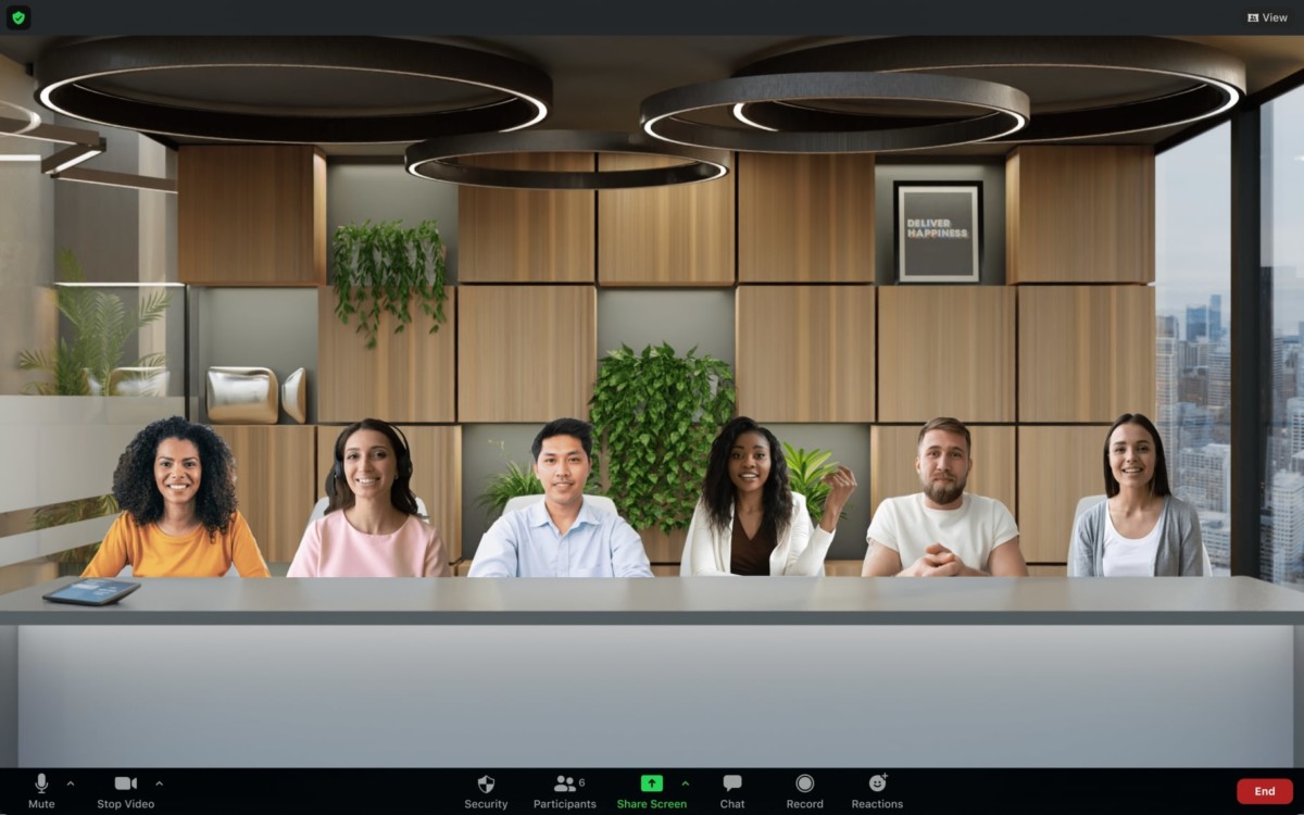 How to use new Immersive View in Zoom video calls