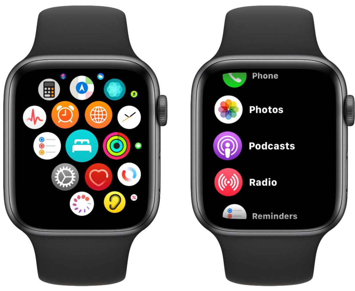 How to quickly switch apps to List View on Apple Watch running watchOS 8
