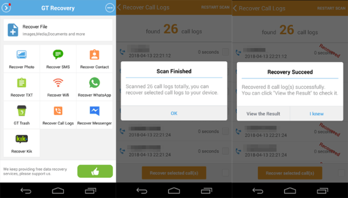 Top 2 Ways to Recover Deleted Call Logs on Android in 2022 How to retrieve deleted call log on android