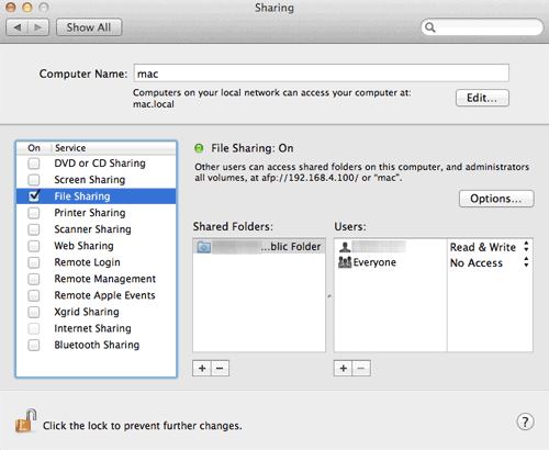 A tutorial about Mac OS. Access Mac shared folder from