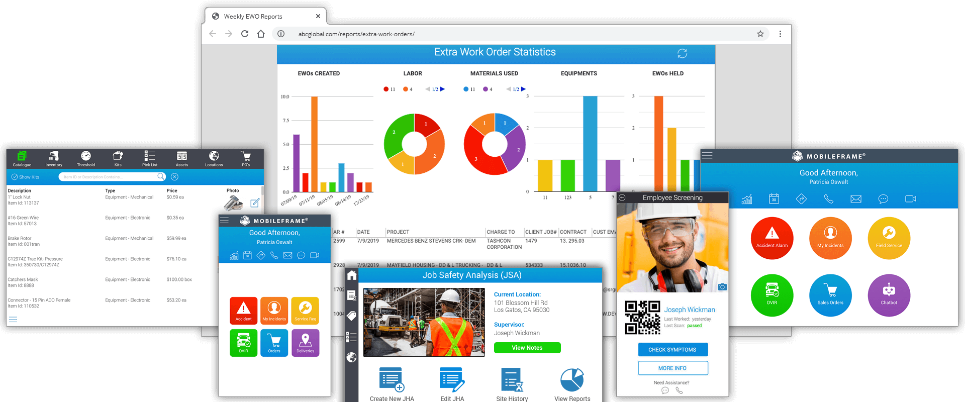 JSA Apps (Job Safety Analysis) MobileFrame