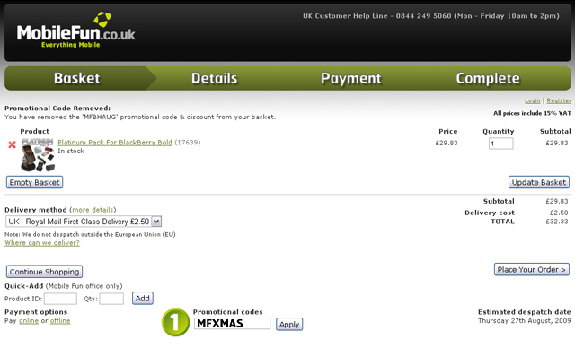 Christmas Special Free 1st Class Delivery! Mobile Fun Blog