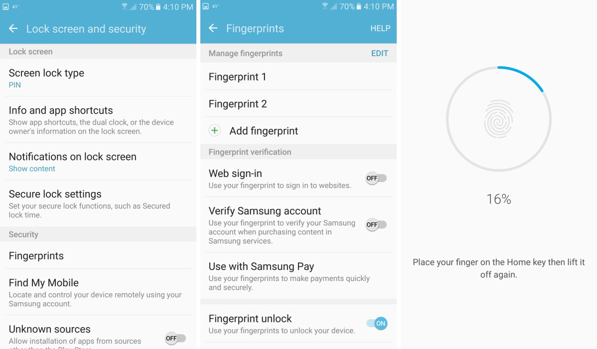 How to add a fingerprint to the Galaxy S7 / S7 Edge Mobile Fun Blog