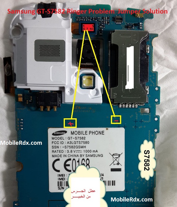 Samsung GTS7582 Ringer Problem Ways Jumper Solution