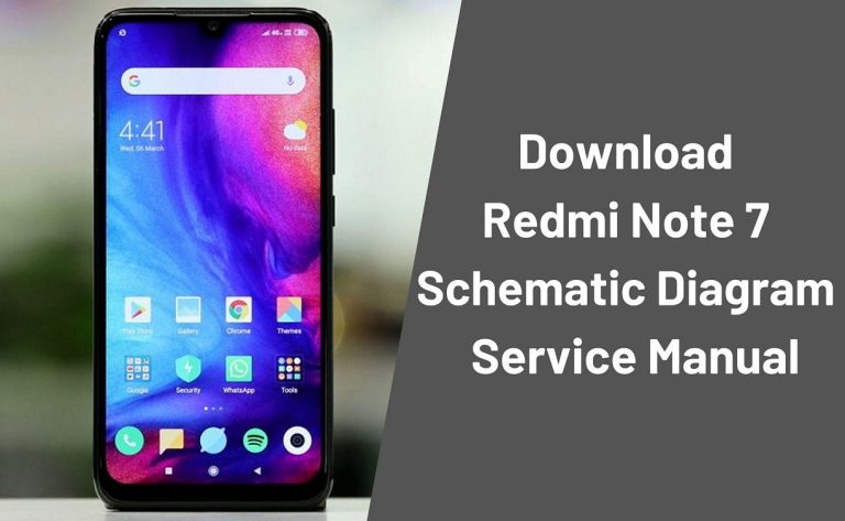 Download Redmi Note 7 Schematic Diagram - Service Manual