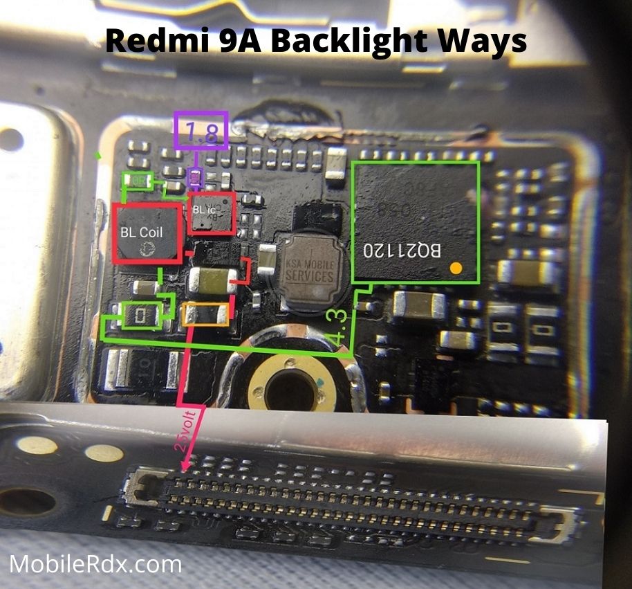 Redmi 9A Backlight Ways Display Light Problem RepaiSolution