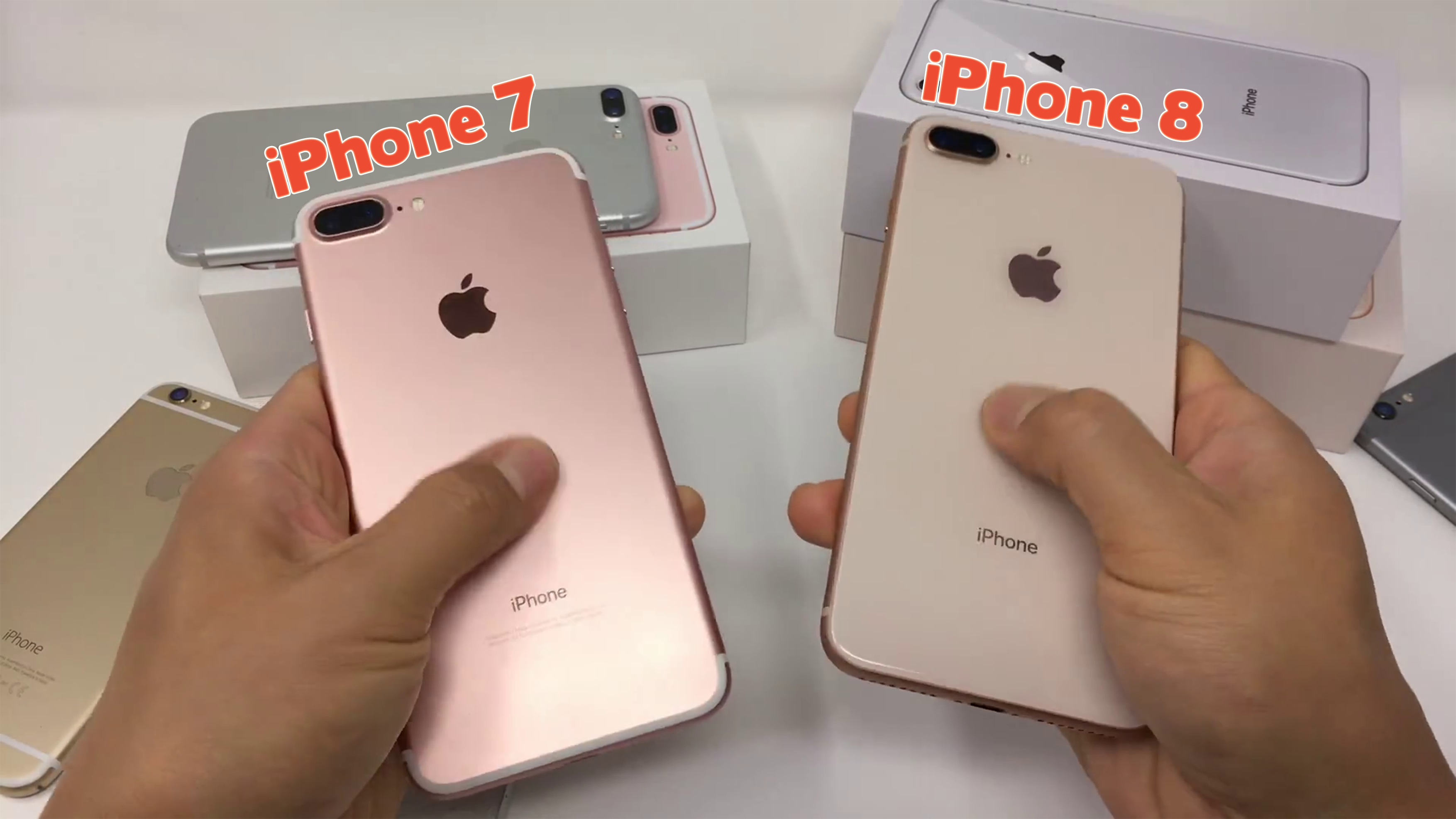 Aluminum vs Glass Back iPhone 7 vs iPhone 8 Comparison Mobile
