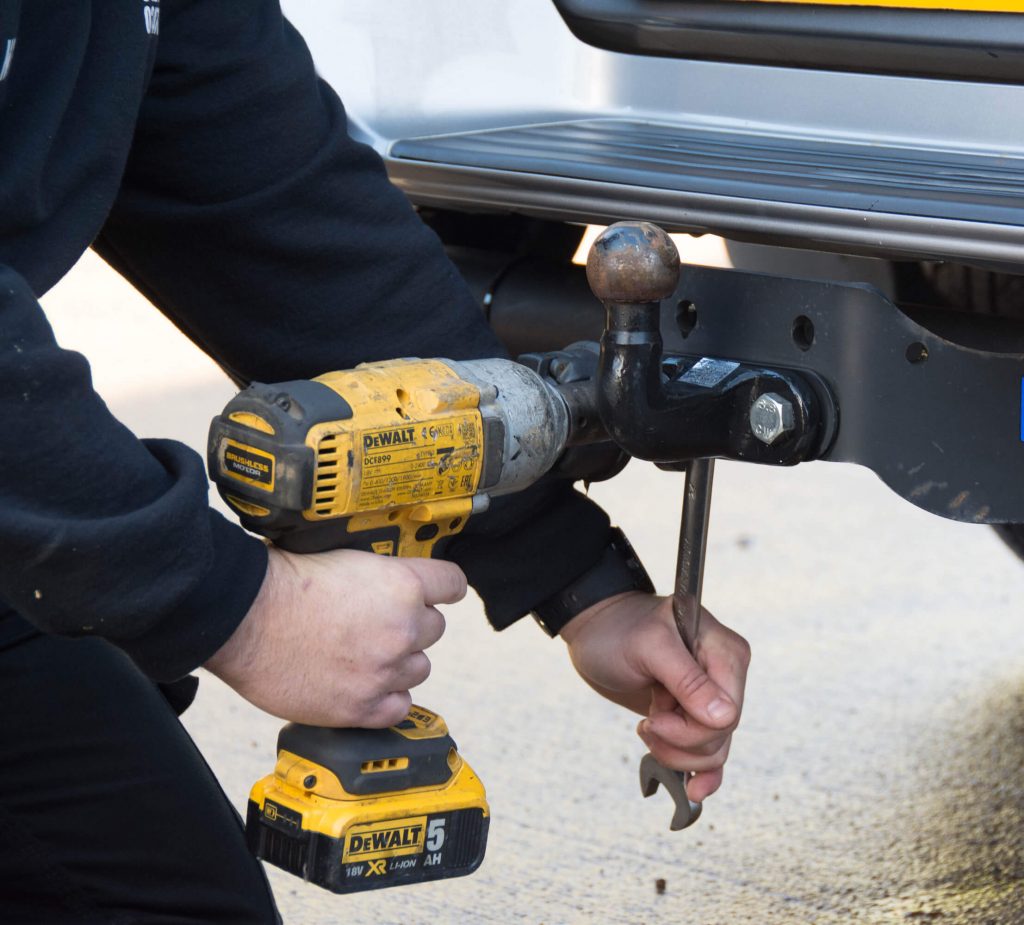 Tow bar fitting Evesham MTF Towbars
