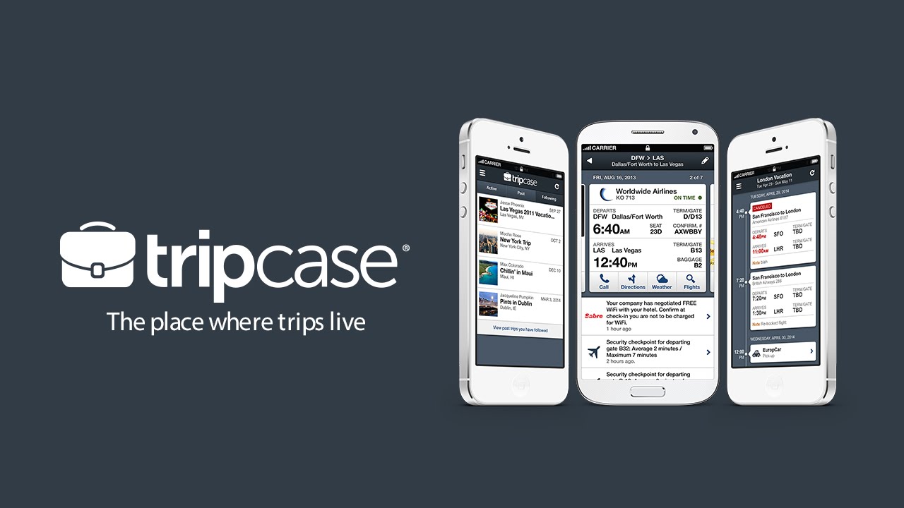 App per organizzare viaggi e prenotazioni TripCase MobileWorld