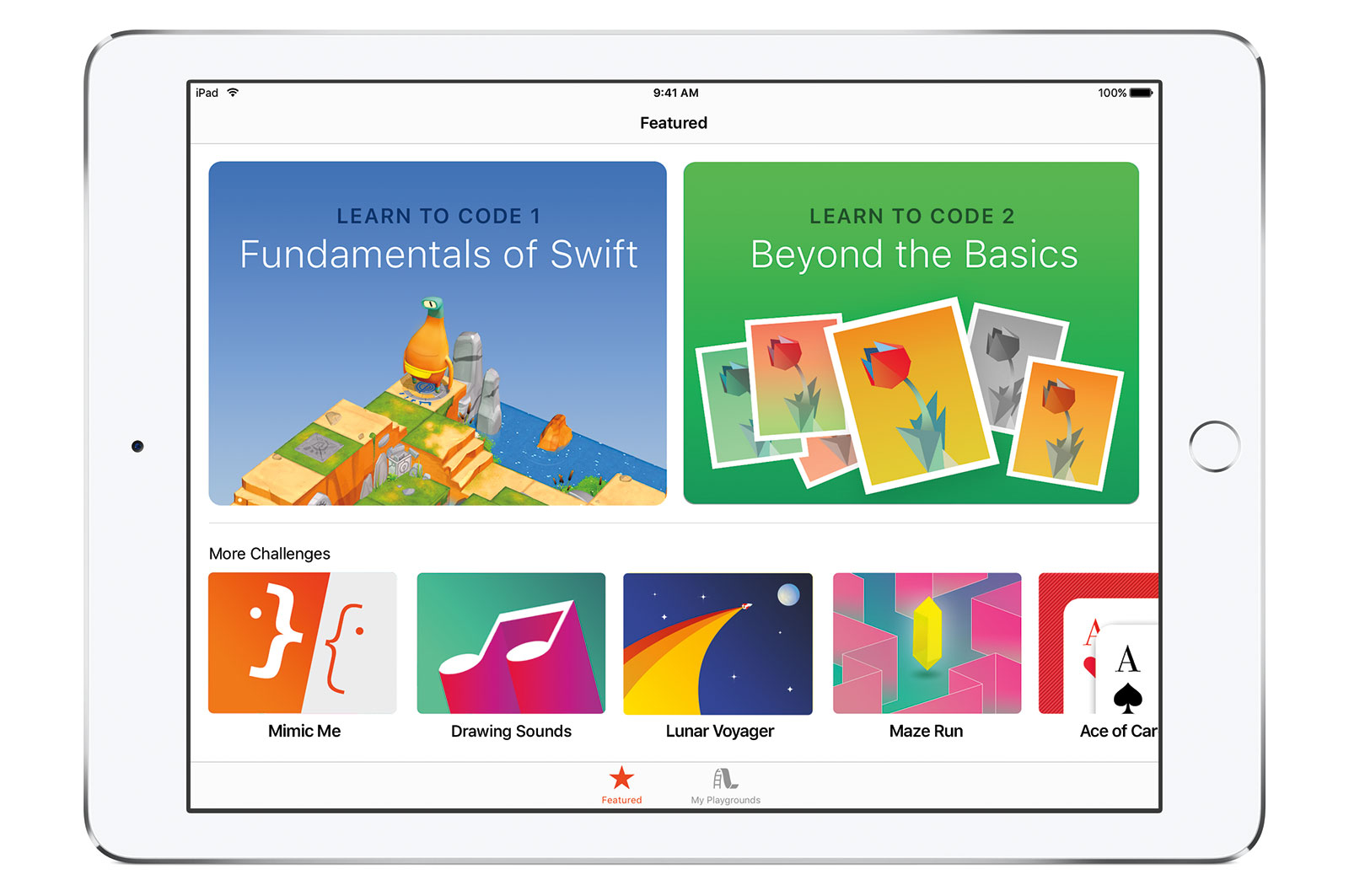 Swift Playgrounds, l'app per imparare a programmare, è